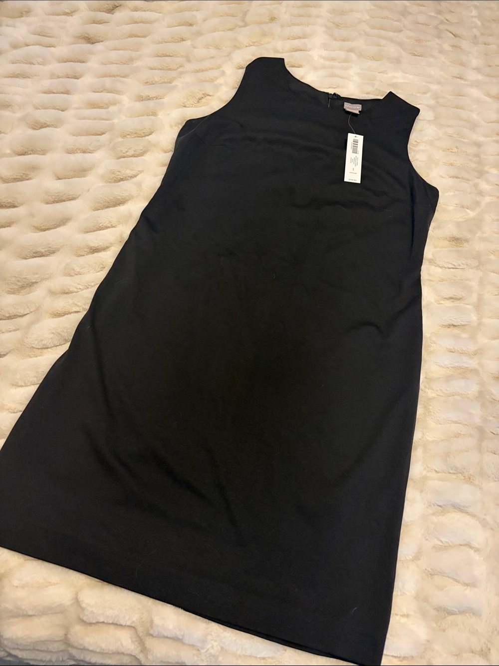 Classic Black Sleeveless Shift Dress
